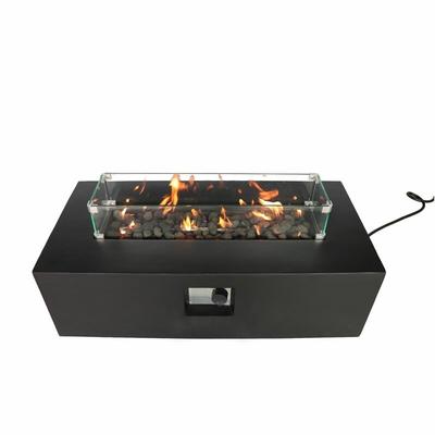 LSI Concrete Outdoor Fire Pit Table