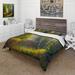 Designart 'Morning Sunlight Through The Birches II' Lake House Duvet Cover Comforter Set