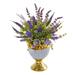 19" Lavender Artificial Arrangement in Decorative Urn