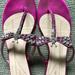 Kate Spade Shoes | Kate Spade Size 8 Satin Flat Sandals | Color: Pink | Size: 8