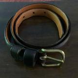 Coach Accessories | Coach Vintage Dark Brown Thin Leather Belt | Color: Brown | Size: Os