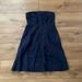 J. Crew Dresses | J Crew Strapless Dress Size 6 | Color: Blue | Size: 6