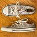 Converse Shoes | Euc Converse Satin All Star, Silver | Color: Pink/Silver | Size: 1g