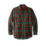 Men's Big & Tall Plaid Flannel Shirt by KingSize in Holiday Multi Plaid (Size XL)