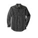 Men's Big & Tall Western Snap Front Shirt by Boulder Creek in Black Denim (Size 3XL)