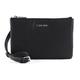 Calvin Klein Women's CK Must EW DBL Compartment XBODY Crossovers, Black, One Size