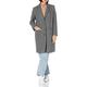 Amazon Essentials Plh Button-front Coat Wool Blend, Grey Heather, L