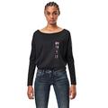 G-STAR RAW Women's Small Graphic Vim Loose T-Shirt, Dk Black C539-6484, S