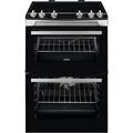 Zanussi 60cm Double Oven Induction Electric Cooker - Stainless Steel