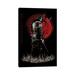East Urban Home Bushido Samurai Back Turned by Cornel Vlad - Wrapped Canvas Graphic Art Print Canvas in Black/Red | 18 H x 12 W x 1.5 D in | Wayfair