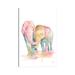 East Urban Home Elephants by Kelsey Mcnatt - Wrapped Canvas Print Metal in Green/Pink | 40 H x 26 W x 1.5 D in | Wayfair