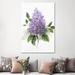 East Urban Home Lilac Romance I by Nan - Wrapped Canvas Painting Print Metal in Green/Indigo/Pink | 60 H x 40 W x 1.5 D in | Wayfair