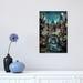 East Urban Home Pinnacles by Alexander Jansson - Wrapped Canvas Graphic Art Canvas in Black/Blue | 18 H x 12 W x 1.5 D in | Wayfair