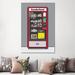 East Urban Home Sneaker Vending Machine by Avesix - Print Metal in Black/Gray/Red | 60 H x 40 W x 1.5 D in | Wayfair