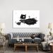 East Urban Home Bat Boy Cats - Wrapped Canvas Painting Print Metal in Black | 40 H x 60 W x 1.5 D in | Wayfair DD9DC59B62894F41AD19B8DA822E4345