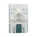 East Urban Home Duomo Cathedral Details, Florence, Italy - Wrapped Canvas Print Canvas in Blue/Green/White | 26 H x 18 W x 1.5 D in | Wayfair