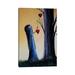 East Urban Home Cupid's Tree - Wrapped Canvas Painting Print Canvas in Blue/Green/Indigo | 12 H x 8 W x 0.75 D in | Wayfair