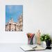 East Urban Home Paris Architecture III by Bethany Young - Wrapped Canvas Photograph Print Canvas in Black/Blue | 12 H x 8 W x 0.75 D in | Wayfair