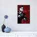 East Urban Home Scarface I by Nikita Abakumov - Wrapped Canvas Graphic Art Print Canvas in Black/Gray/Red | 18 H x 12 W x 1.5 D in | Wayfair