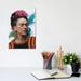 East Urban Home Frida Kahlo by Omar Ortiz - Wrapped Canvas Graphic Art Print Canvas in Black/Blue/Green | 12 H x 8 W x 0.75 D in | Wayfair