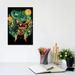 East Urban Home Starry Hunter by Denis Orio Ibañez - Wrapped Canvas Graphic Art Canvas in Green/Yellow | 12 H x 8 W x 0.75 D in | Wayfair