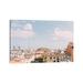 East Urban Home Barcelona Rooftops by Bethany Young - Wrapped Canvas Photograph Print Canvas in Blue/White | 18 H x 26 W x 1.5 D in | Wayfair