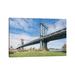 East Urban Home Brooklyn Bridge At Brooklyn Bridge Park, New York City, Usa Canvas | 12 H x 18 W x 1.5 D in | Wayfair