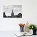 East Urban Home Empire State Building II by Bethany Young - Wrapped Canvas Photograph Print Canvas in Black/Gray/White | Wayfair