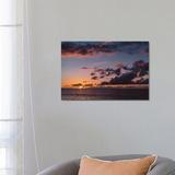 East Urban Home Hawaiian Sunset II by Bethany Young - Wrapped Canvas Photograph Print Canvas in Blue/Gray/Red | 18 H x 26 W x 1.5 D in | Wayfair