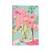East Urban Home Hot Pink Summer by Kait Roberts - Wrapped Canvas Gallery-Wrapped Canvas Giclée Canvas in Green/Pink | 12 H x 8 W x 0.75 D in | Wayfair