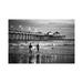 East Urban Home Black California Series - Huntington Beach Surf City by Philippe Hugonnard - Wrapped Canvas Photograph Print Canvas | Wayfair