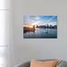 East Urban Home Brooklyn Bridge & Manhattan Skyline At Sunset, New York City Canvas | 18 H x 26 W x 1.5 D in | Wayfair