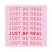 East Urban Home Just Be Real by Chromoeye - Wrapped Canvas Textual Art Canvas | 12 H x 12 W x 0.75 D in | Wayfair 7060EEB49C37408F87F460038687CF87