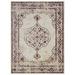 White 84.25 x 59.84 x 0.12 in Area Rug - Bungalow Rose 8X10 Traditional Accent Rug In Ivory w/ Vermilion Persian Nain Design (7' 10" X 9' 8") Polyester | Wayfair