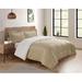 Ebern Designs Sauleda Reversible Micro-Mink & Sherpa Comforter Set Microfiber in Brown | Twin Comforter + 1 Sham | Wayfair