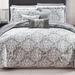 Wrought Studio™ Brantleyville Reversible Comforter Set Polyester/Polyfill/Down/Microfiber in Gray | King Comforter + 9 Additional Pieces | Wayfair