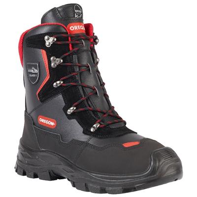 Oregon - Schnittschutzstiefel / Schnittschutzschuhe Yukon Schwarz/Rot Gr. 47