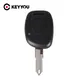 KEYYOU 10x1 bouton lame non coupée télécommande clé de voiture coque pour Renault Twingo Clio