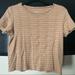 American Eagle Outfitters Tops | American Eagle Striped T Shirt | Color: Yellow | Size: L