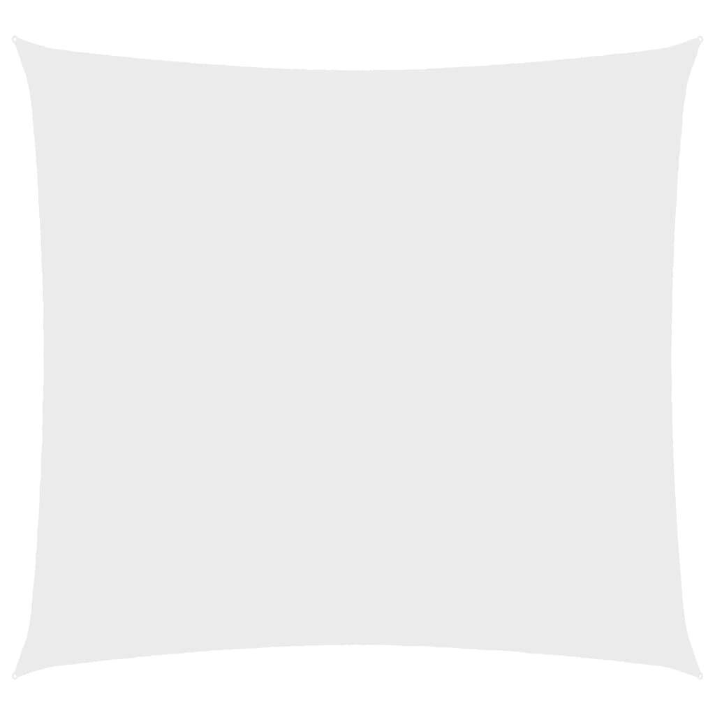 vidaXL Sonnensegel Oxford-Gewebe Quadratisch 5x5 m Weiß Image
