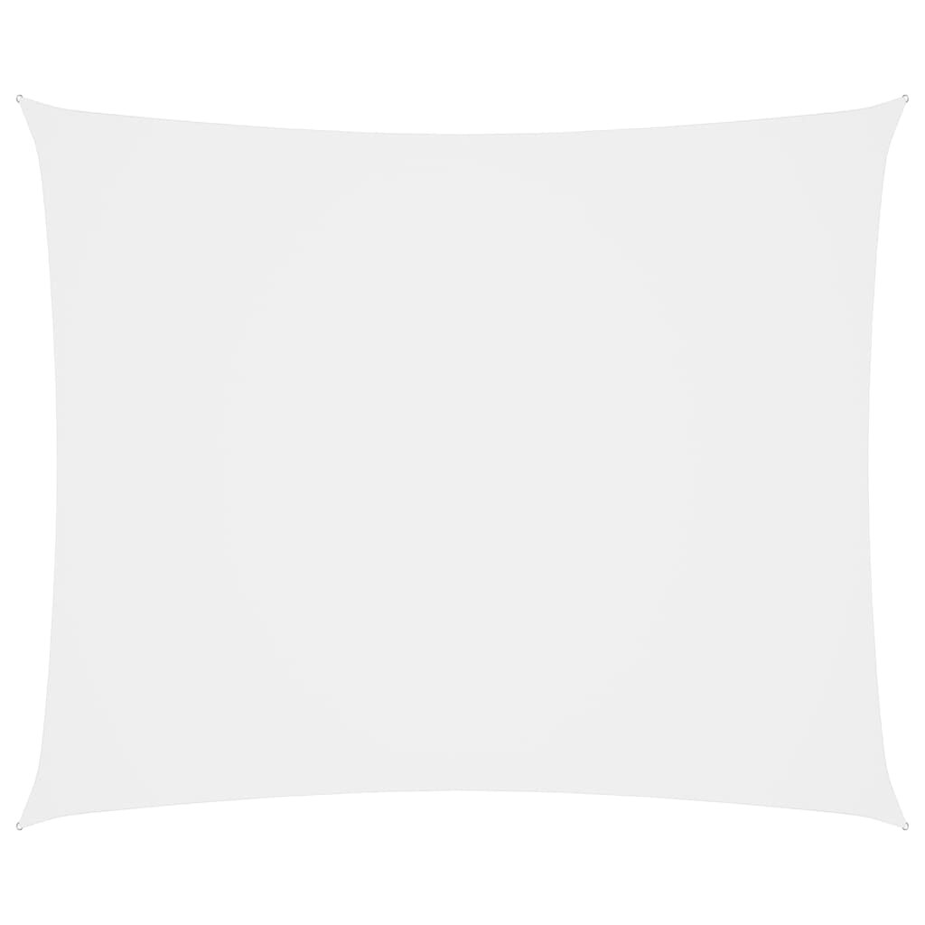 vidaXL Sonnensegel Oxford-Gewebe Rechteckig 6x8 m Weiß Image