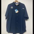 Columbia Shirts | Columbia Men’s Tamiami Short Sleeve Shirt | Color: Blue | Size: Xl