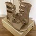 Michael Kors Shoes | Michael Kors- Gold Saffiano Gladiator Shoes | Color: Gold | Size: 5