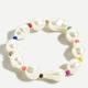 J. Crew Jewelry | J. Crew Rainbow Pop Pearl Stretch Bracelet | Color: White | Size: Inner Diameter: 1 3/4”