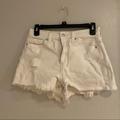 American Eagle Outfitters Shorts | American Eagle Outfitters White Denim Shorts | Color: White | Size: 2