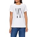Armani Exchange Women's T-Shirt, White, XS