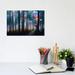 East Urban Home Forest of Super Electric Jellyfish by David Loblaw - Wrapped Canvas Graphic Art Print Canvas in Black/Blue/Green | Wayfair