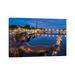 East Urban Home Pont Alexandre III & Eiffel Tower At Night w/ Statue Of The Nymphes De La Seine, Paris, France Canvas | Wayfair