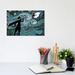 East Urban Home Starry Fantasy by Denis Orio Ibanez - Wrapped Canvas Graphic Art Print Canvas in Black/Green | 8 H x 12 W x 0.75 D in | Wayfair