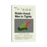 East Urban Home Robin Hood Men in Tights by Erin Hagerman - Wrapped Canvas Graphic Art Print Canvas in Black/Gray/Green | Wayfair